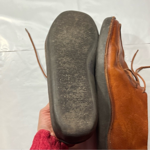 Polo Ralph Lauren men’s 11D BROWN Cowhide LEATHER Lace-Up Chukka Boots,  BRAZIL - Picture 4 of 16